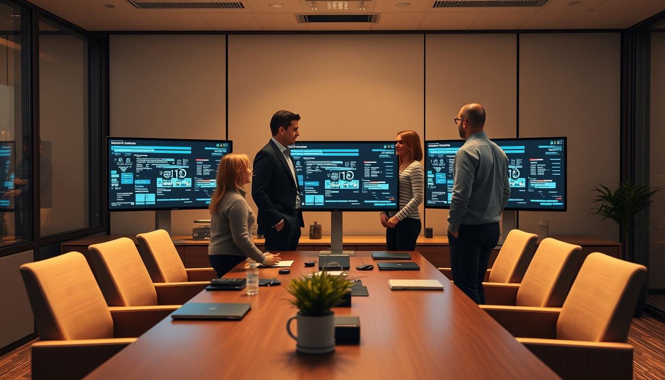 Enterprise software dashboards and business process automation